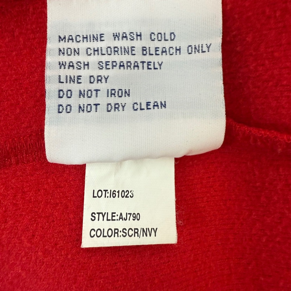 VTG Majestic St Louis‎ Cardinals MLB Authentic Collection Track Jacket Red L - Picture 14 of 16